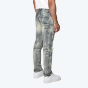 Slim Gradation Effect Jeans - Kelly Blue