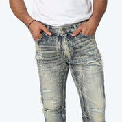 Slim Gradation Effect Jeans - Kelly Blue