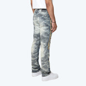 Long Straight Academy Jeans - Blue Toast