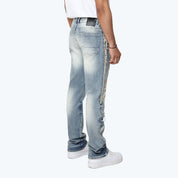 Long Straight Academy Jeans - Rhodes Blue