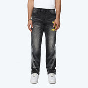 Long Straight Triumph Jeans - Cabo Black