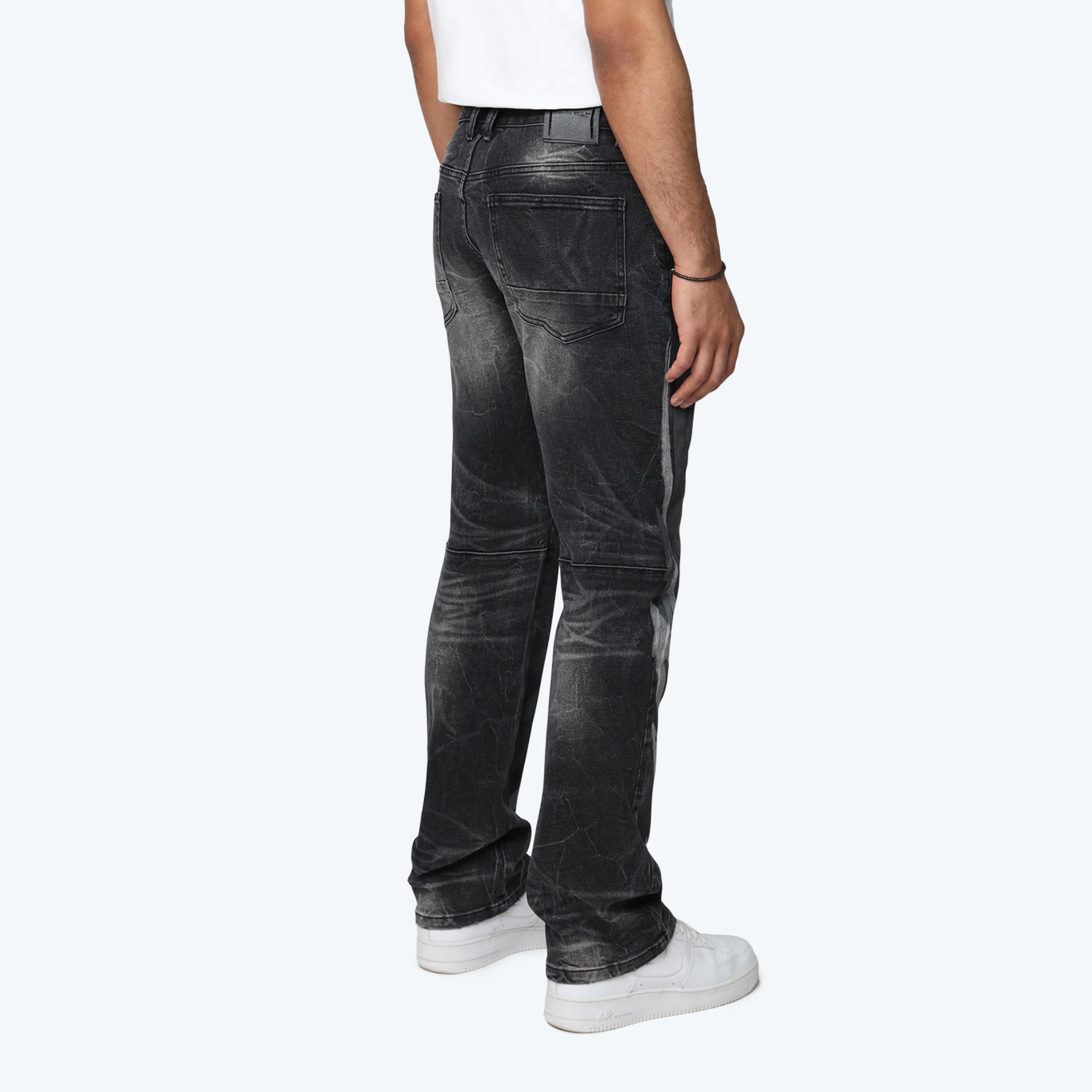 Long Straight Triumph Jeans - Cabo Black