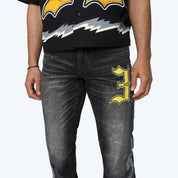 Long Straight Triumph Jeans - Cabo Black