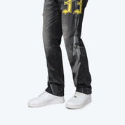 Long Straight Triumph Jeans - Cabo Black