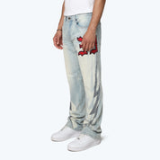 Long Straight Triumph Jeans - Palma Blue