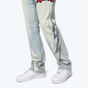 Long Straight Triumph Jeans - Palma Blue