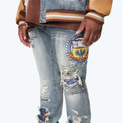 Big and Tall - Magnificence Jeans - Hearst Blue