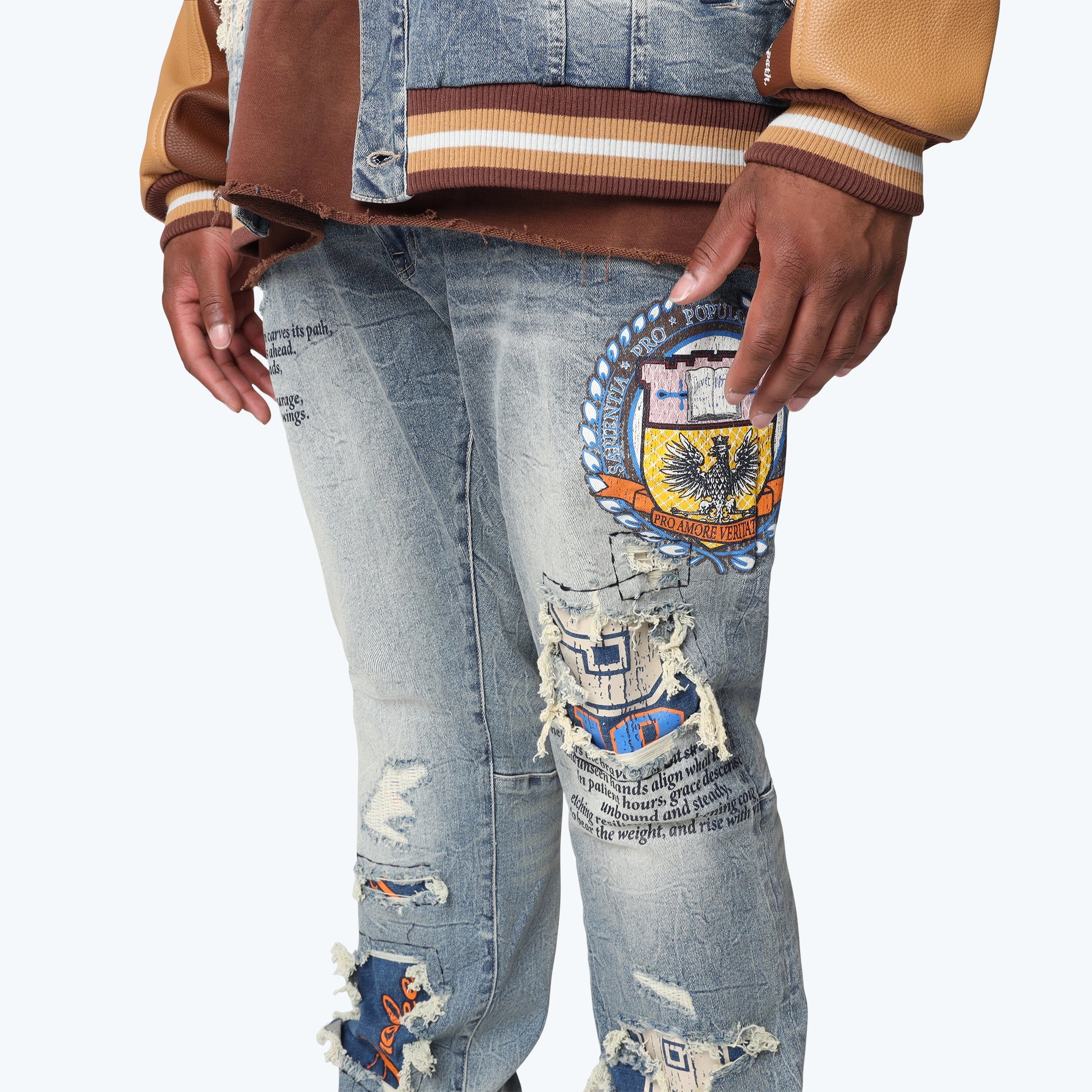 Big and Tall - Magnificence Jeans - Hearst Blue