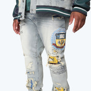 Big and Tall - Magnificence Jeans - Mechanical Blue