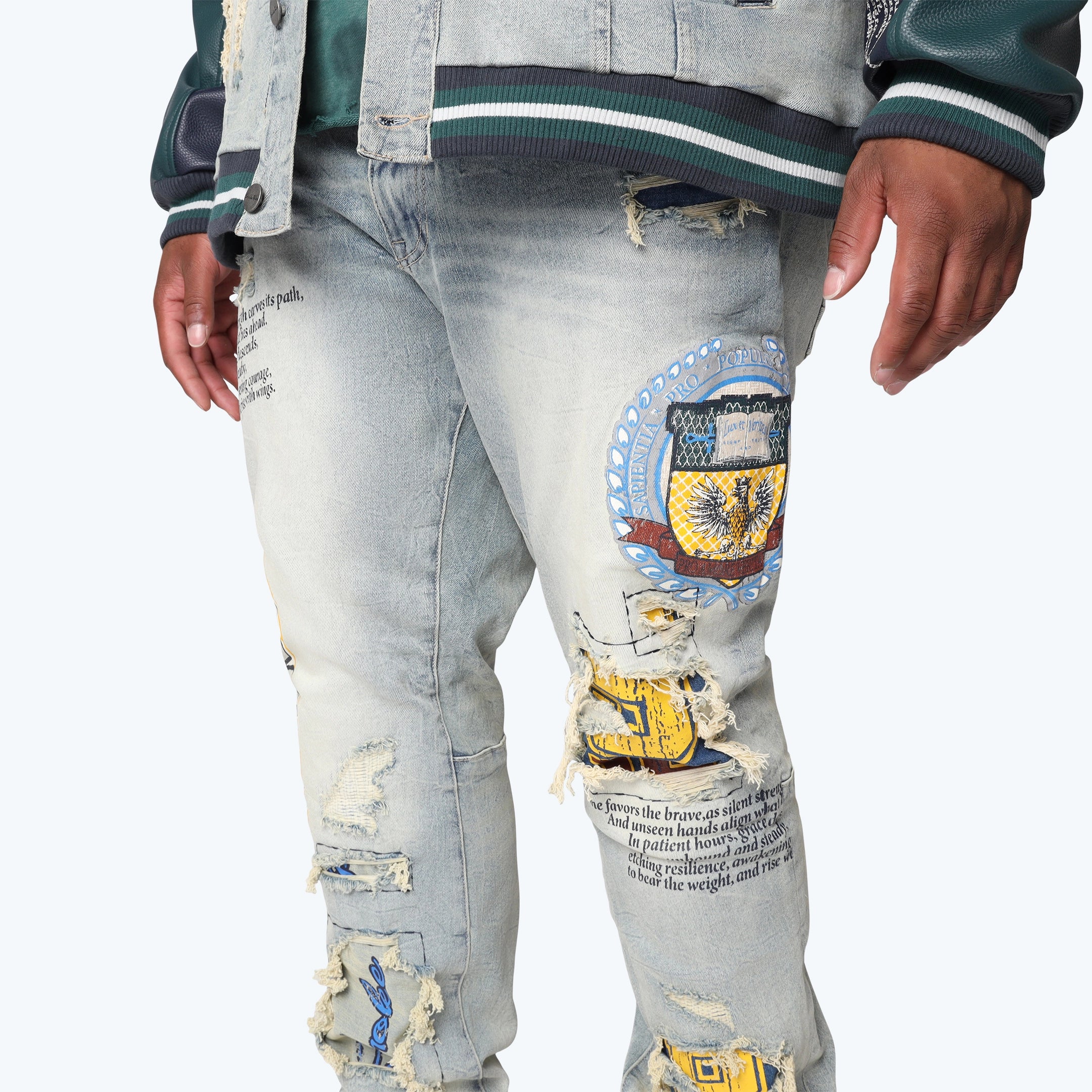 Big and Tall - Magnificence Jeans - Mechanical Blue
