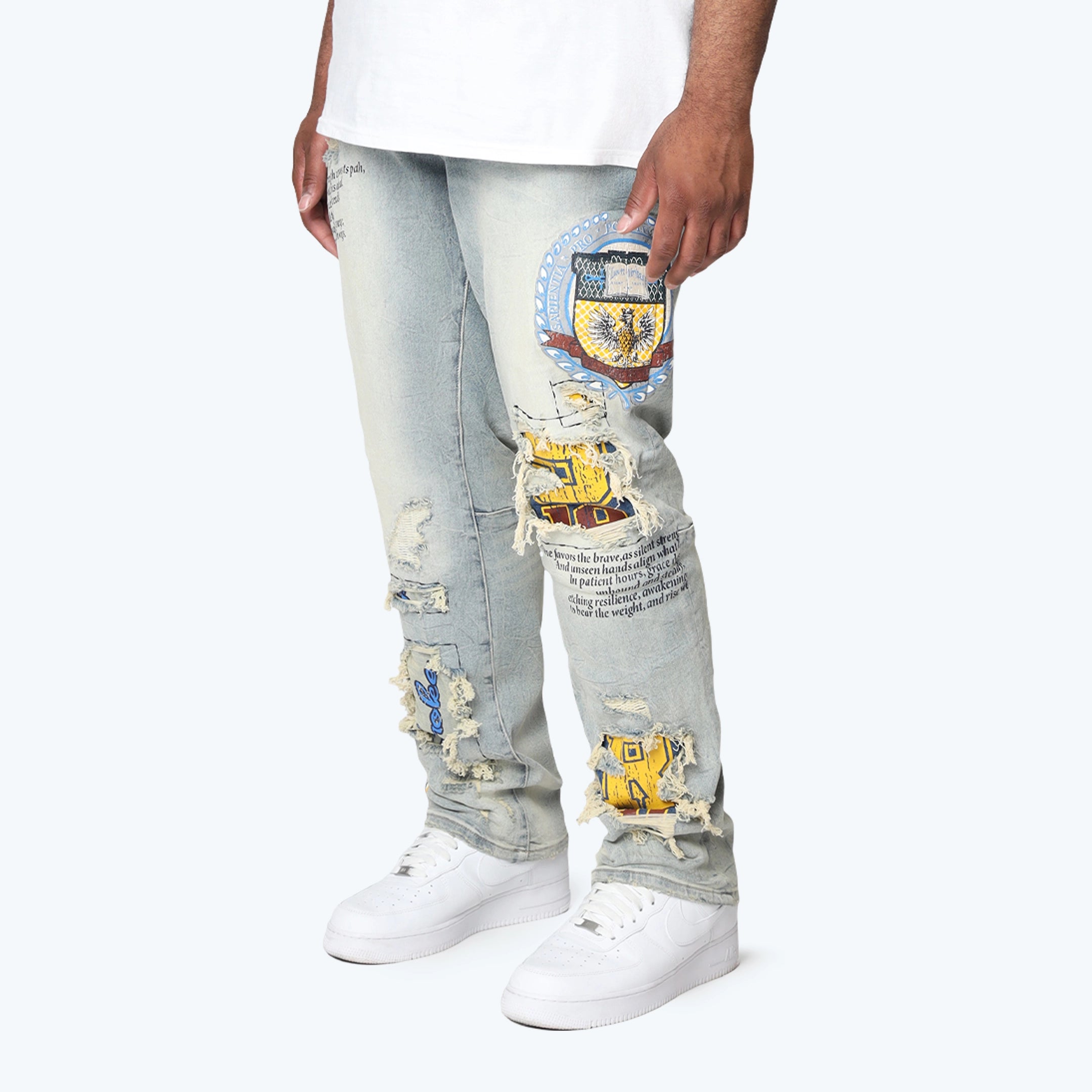 Big and Tall - Magnificence Jeans - Mechanical Blue