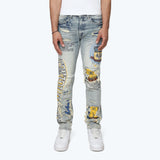 Slim Magnificence Jeans - Mechanical Blue