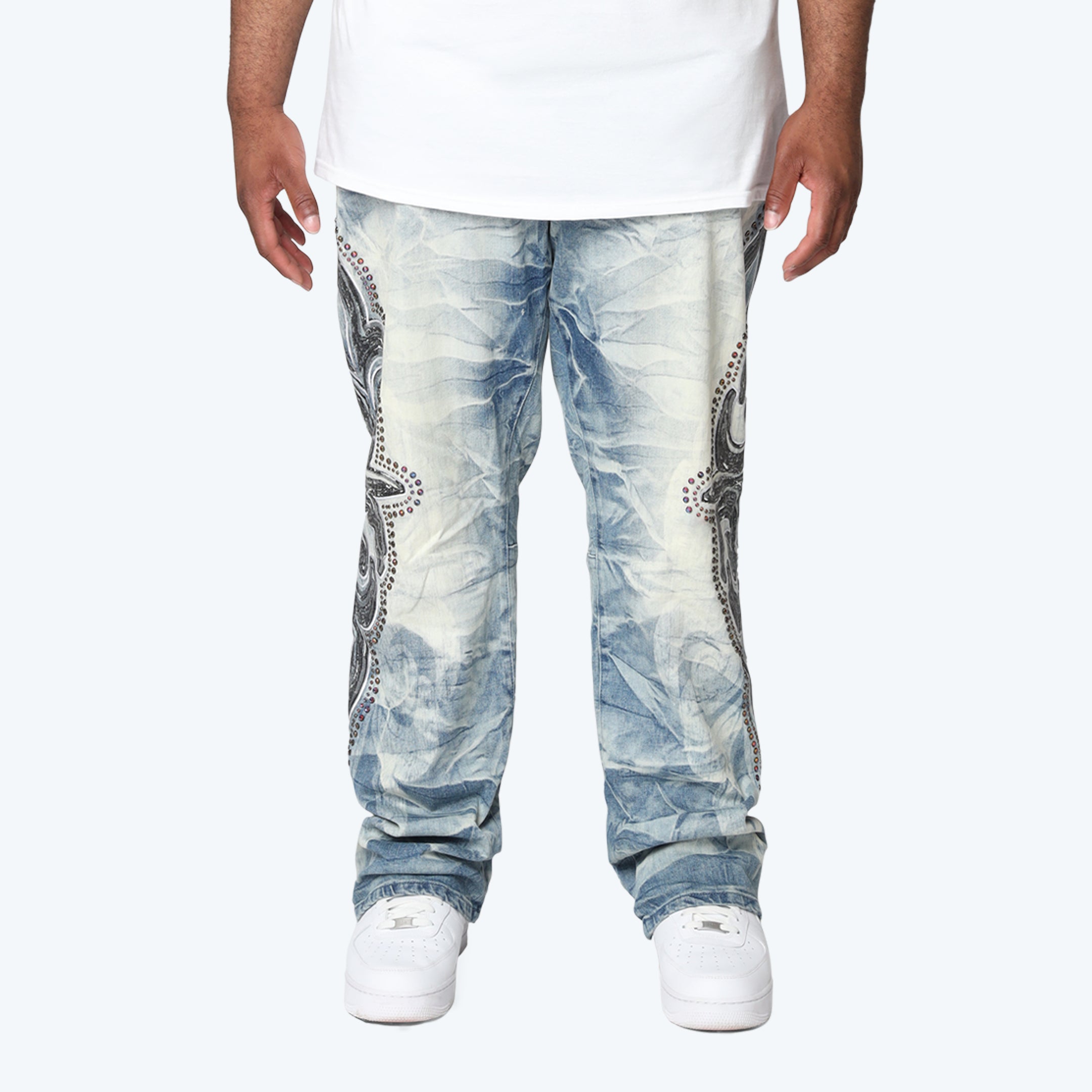 Big and Tall - Luminous Jeans - Lowell Blue
