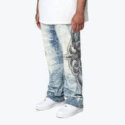 Big and Tall - Luminous Jeans - Lowell Blue