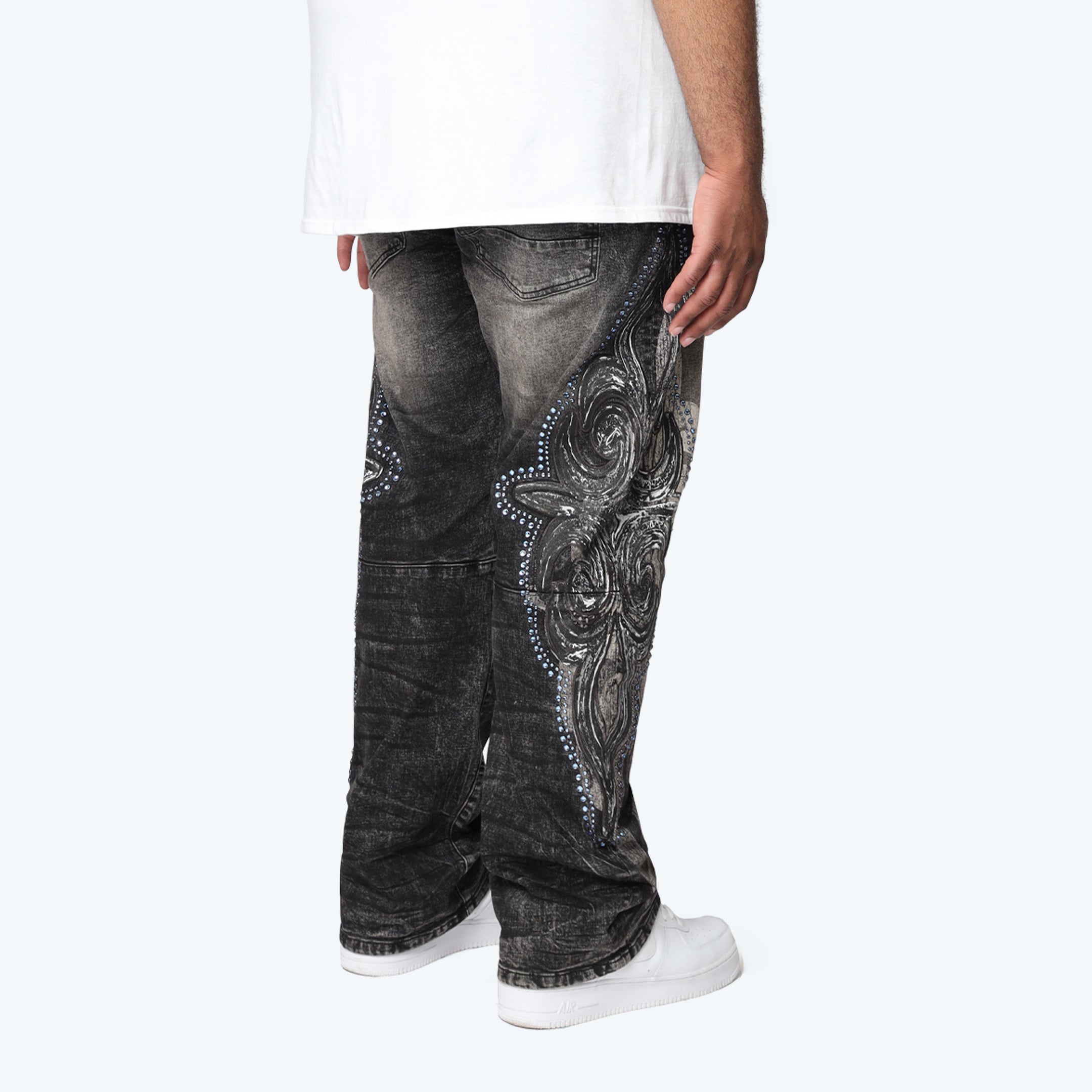 Big and Tall - Luminous Jeans - Tombstone Grey