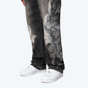 Big and Tall - Luminous Jeans - Tombstone Grey