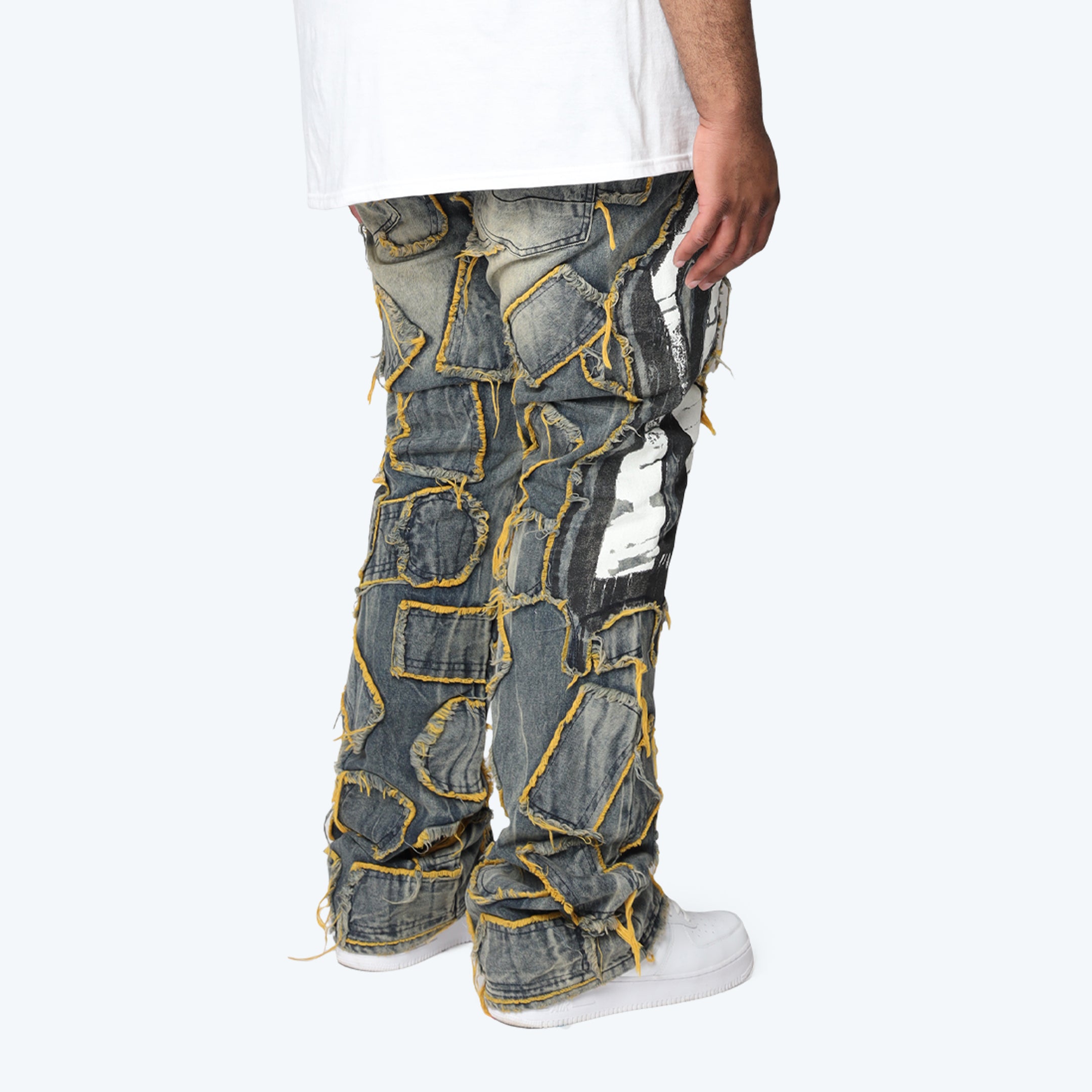 Big and Tall - Victory Color Weft Jeans - Kelly Blue