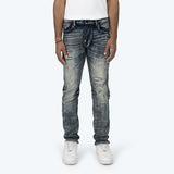 Slim New Effect Washed Jeans - Frasco Blue