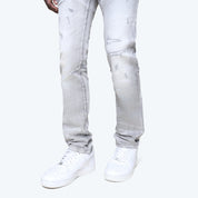 Slim New Effect Washed Jeans - Mythical Grey