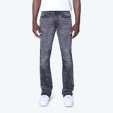 Stacked Vintage Wash Plain Jeans - Argon Black