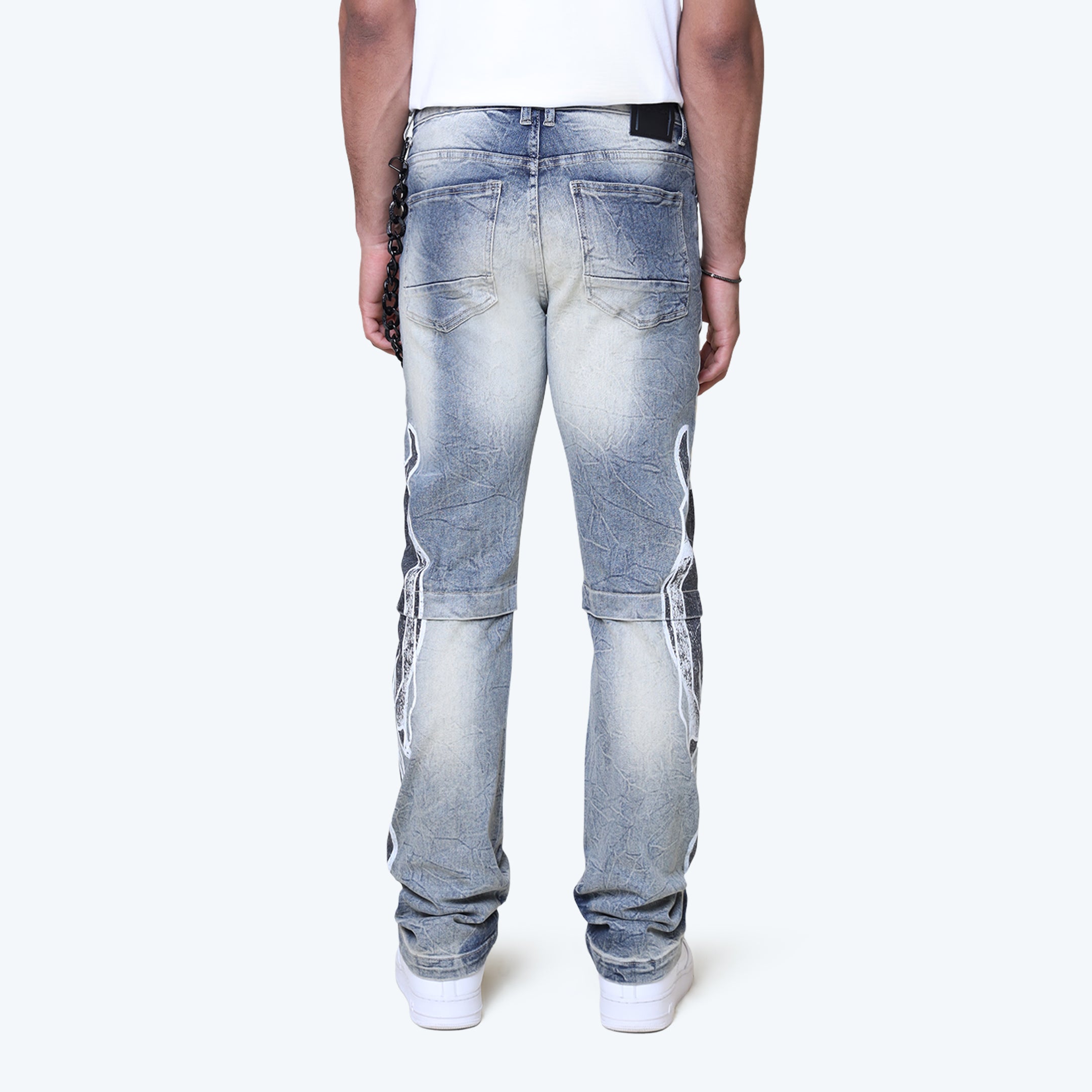 Long Straight Unbreakable Jeans - Hazel Blue