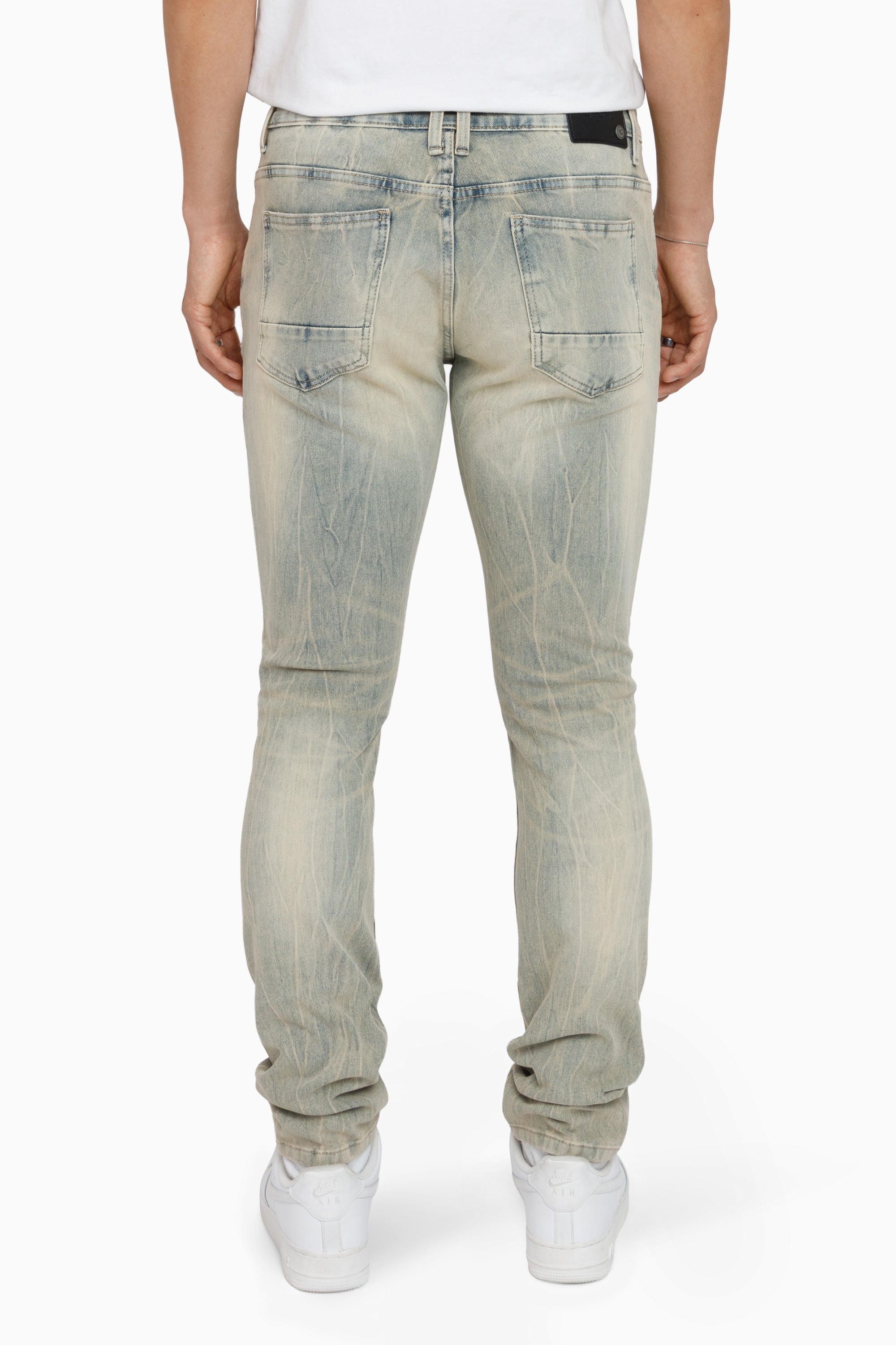Vintage Washed Jeans - Eden Blue