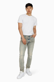 Vintage Washed Jeans - Eden Blue