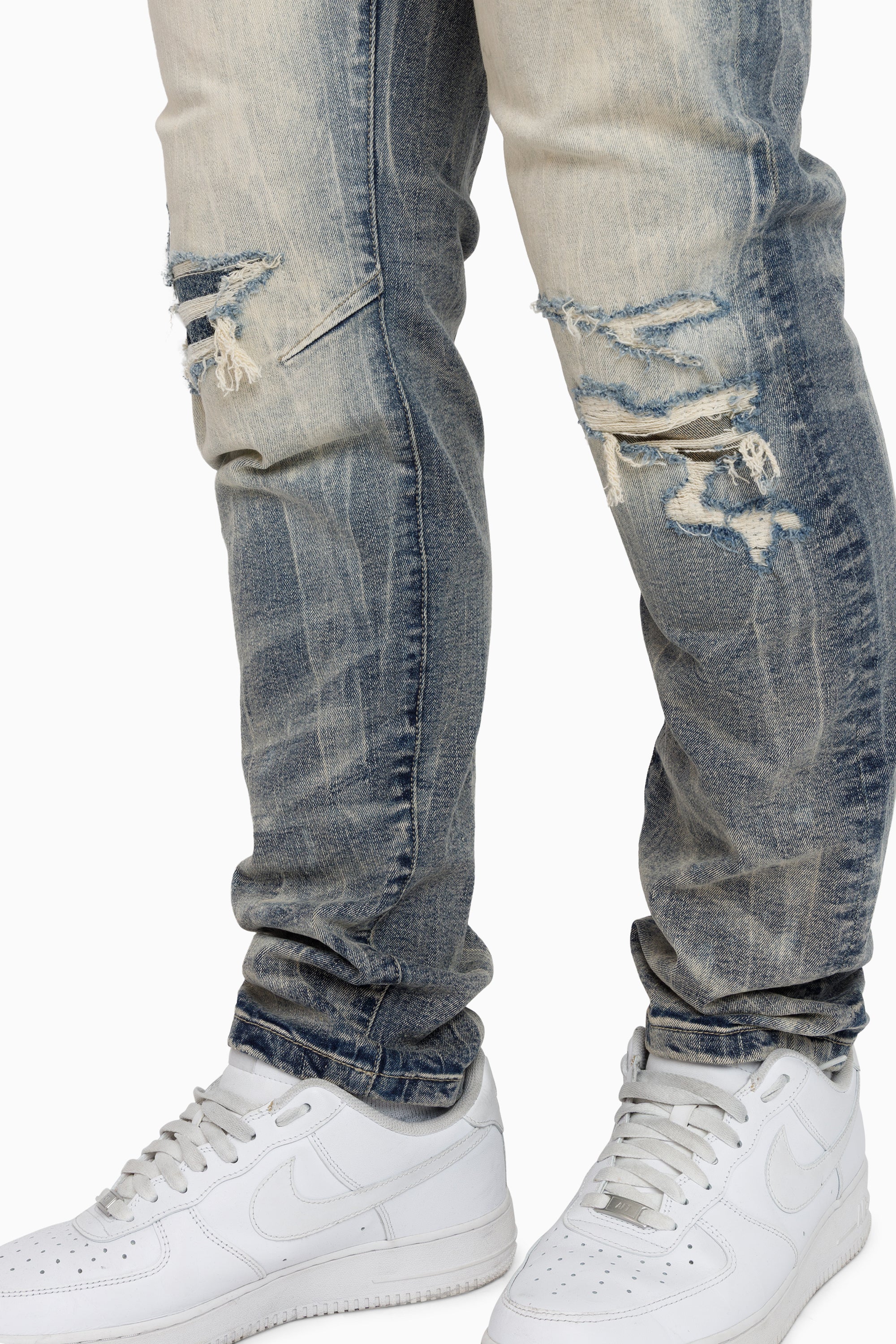 Vintage Washed Jeans - Hemsworth Blue