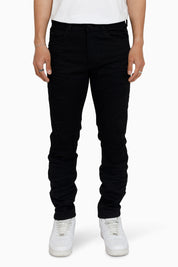 Vintage Washed Jeans - Pit Black