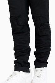 Vintage Washed Jeans - Pit Black