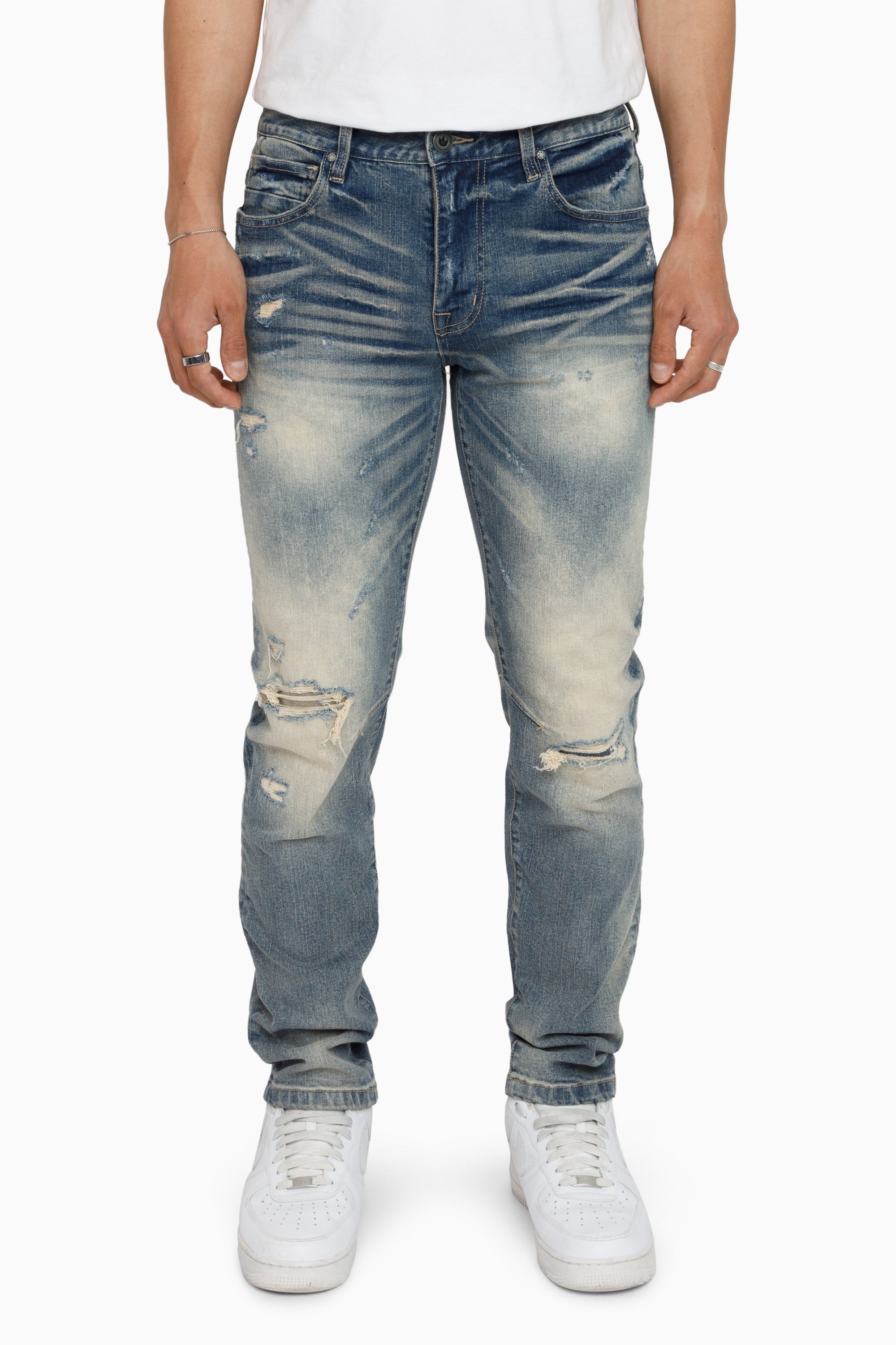 jahxncho 着用 スリムフィットジーンズ smoke rise jahxncho 着用 スリムフィットジーンズ smoke rise Men's Jeans