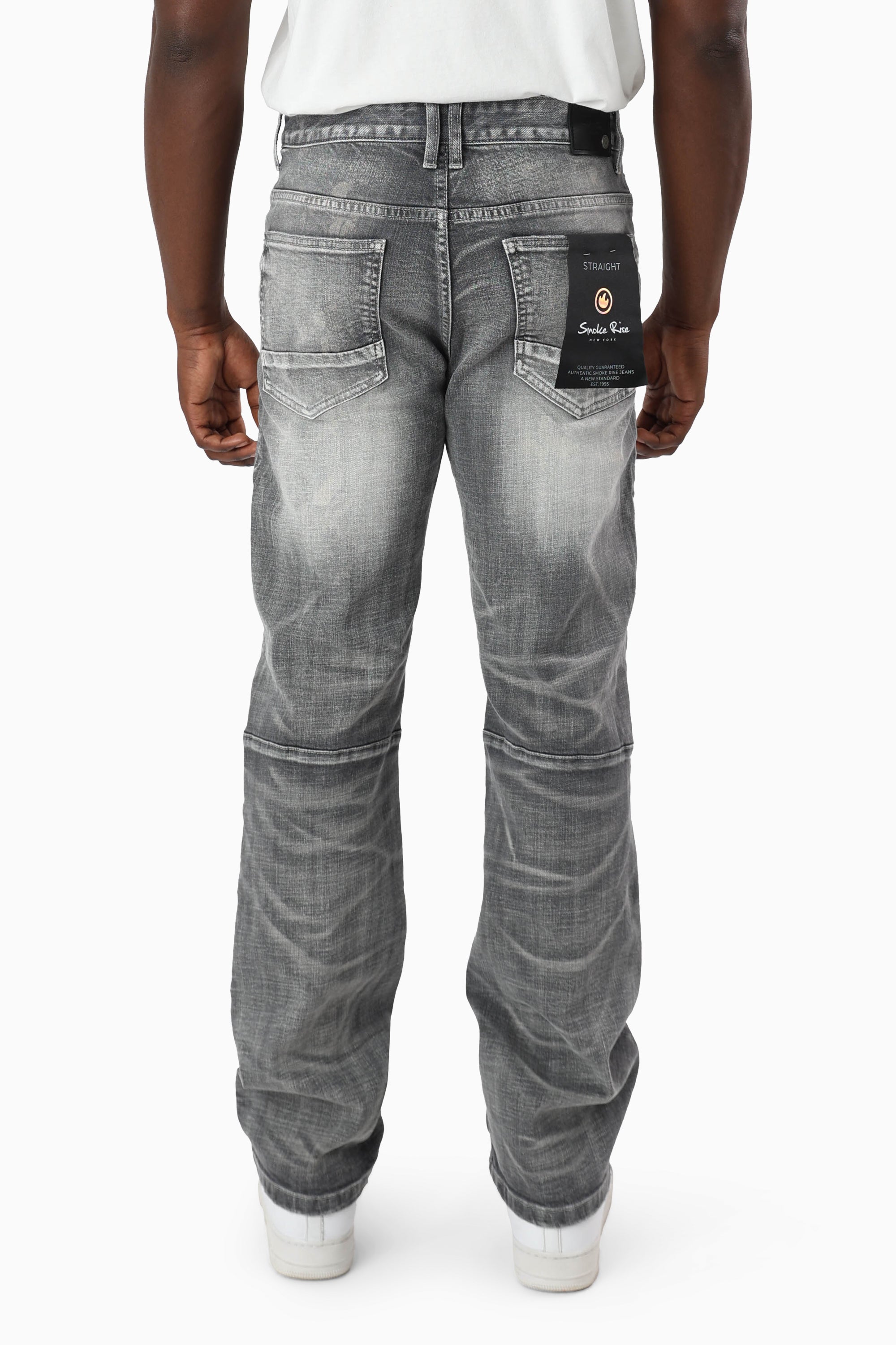 Heavy Rip & Repaired Jeans - Ceres Grey