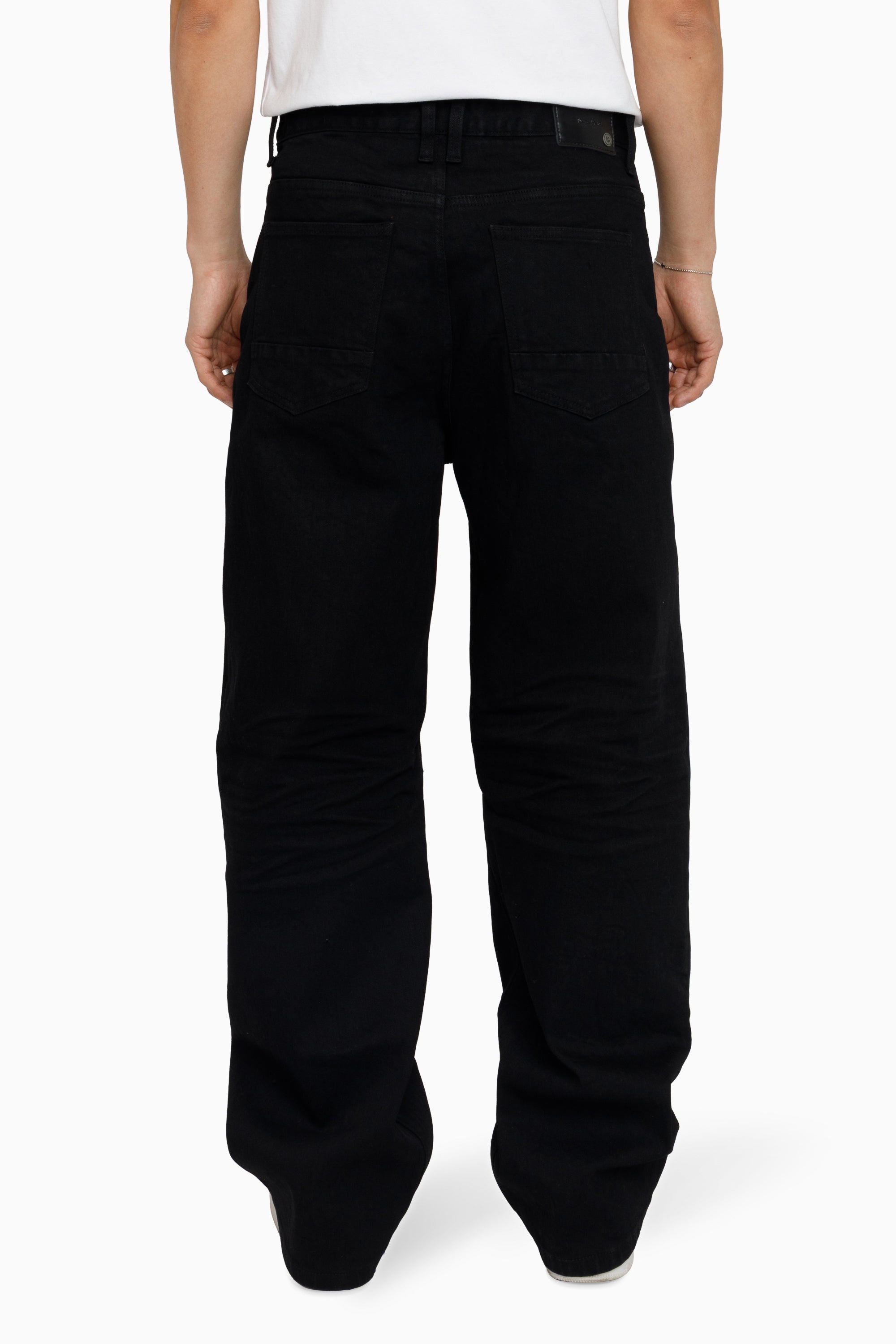 Vintage Washed Jeans - Pit Black