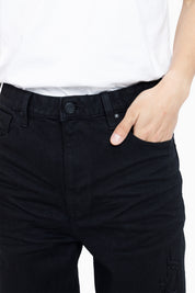 Vintage Washed Jeans - Pit Black
