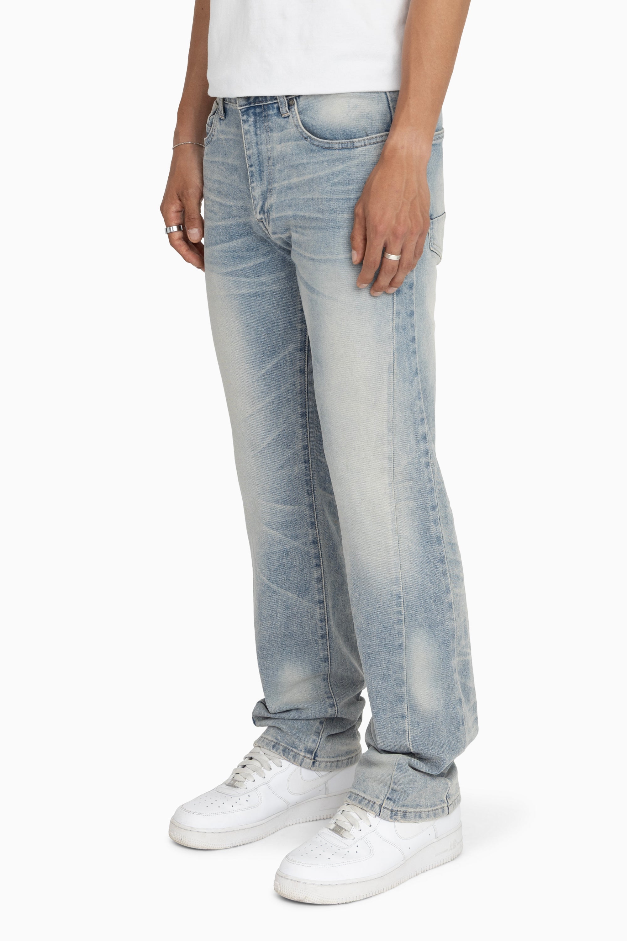 Essential Vintage Washed Jeans - Marco Blue