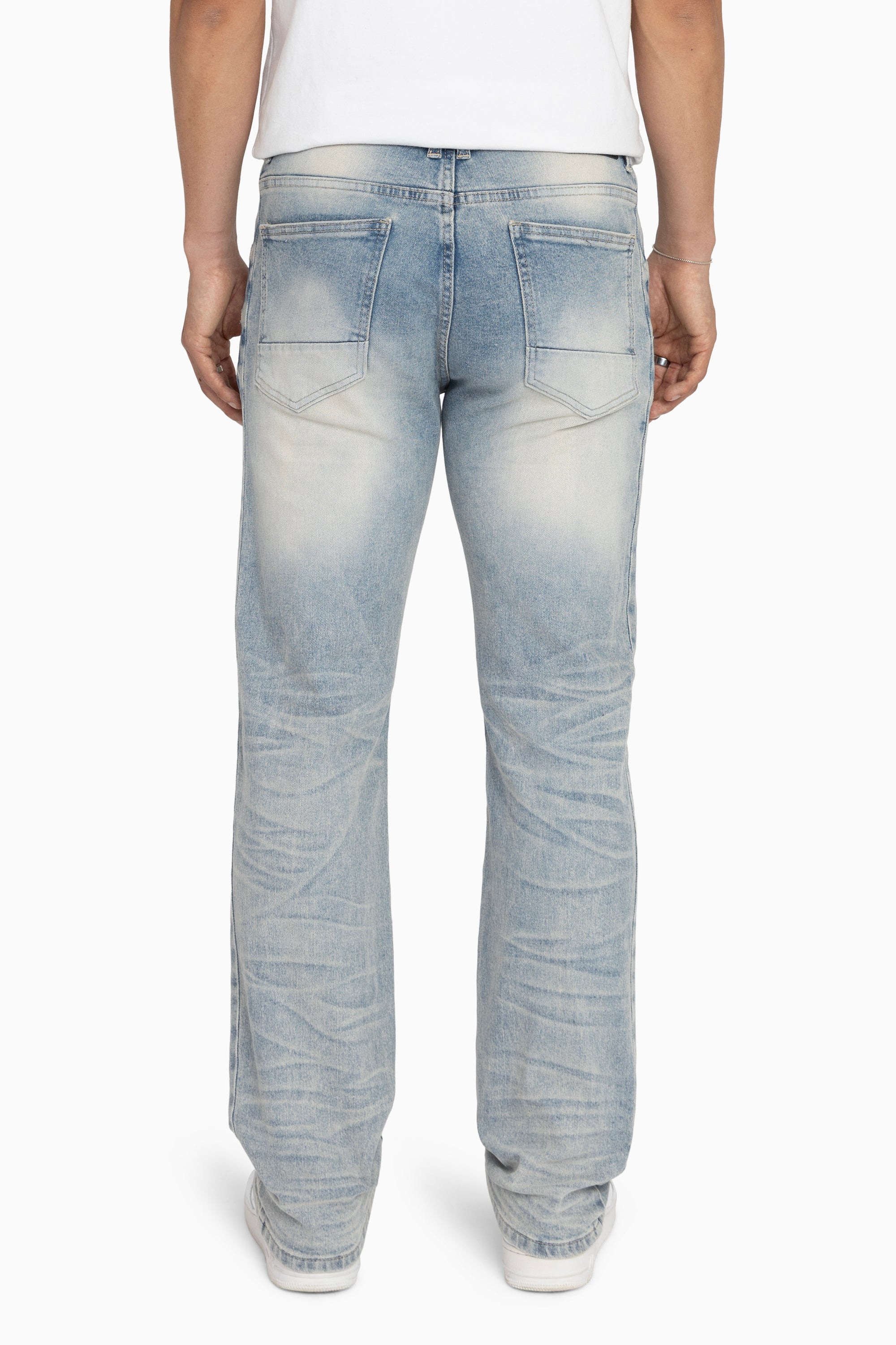 Essential Vintage Washed Jeans - Marco Blue