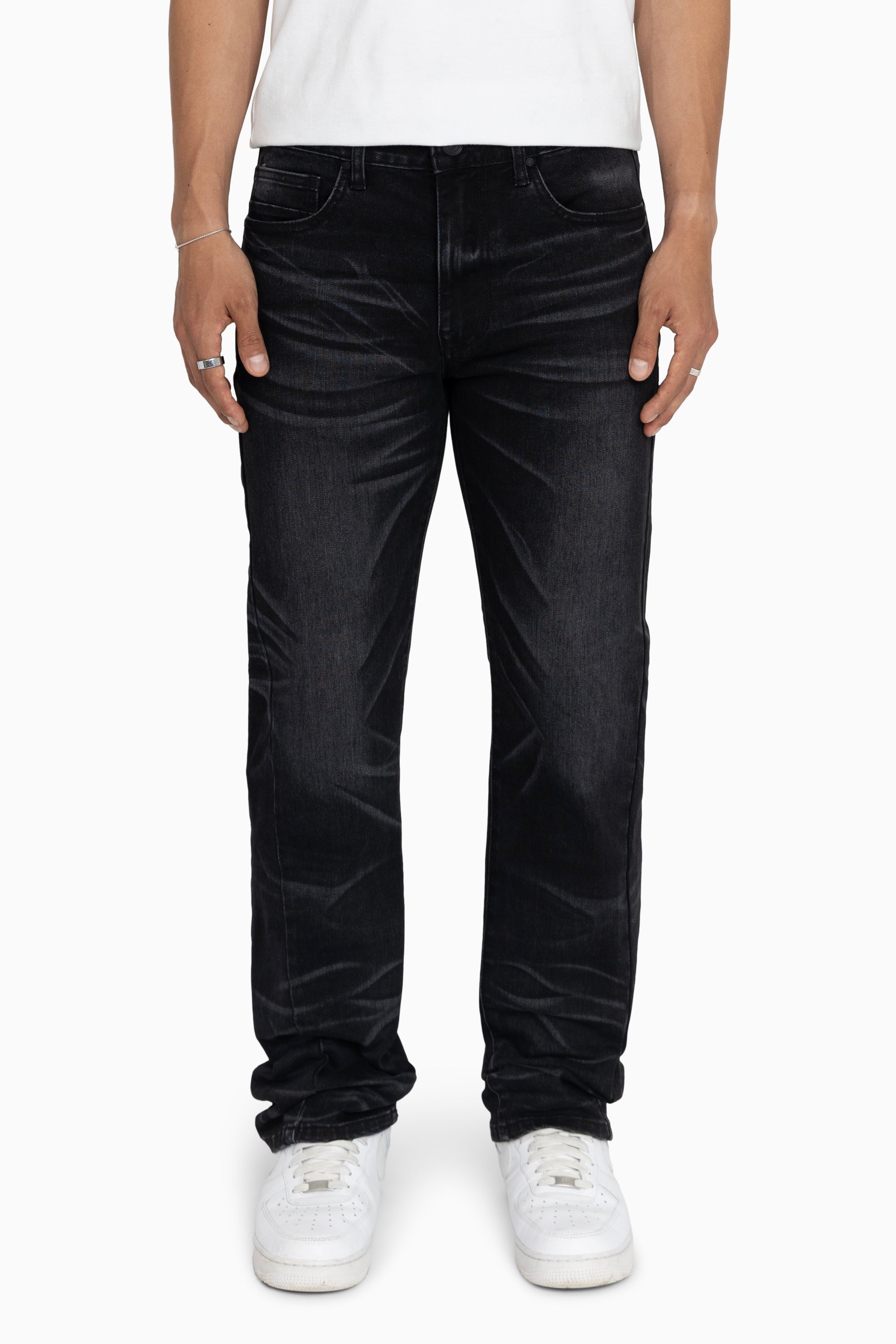 Essential Vintage Washed Jeans - Obsidian Black