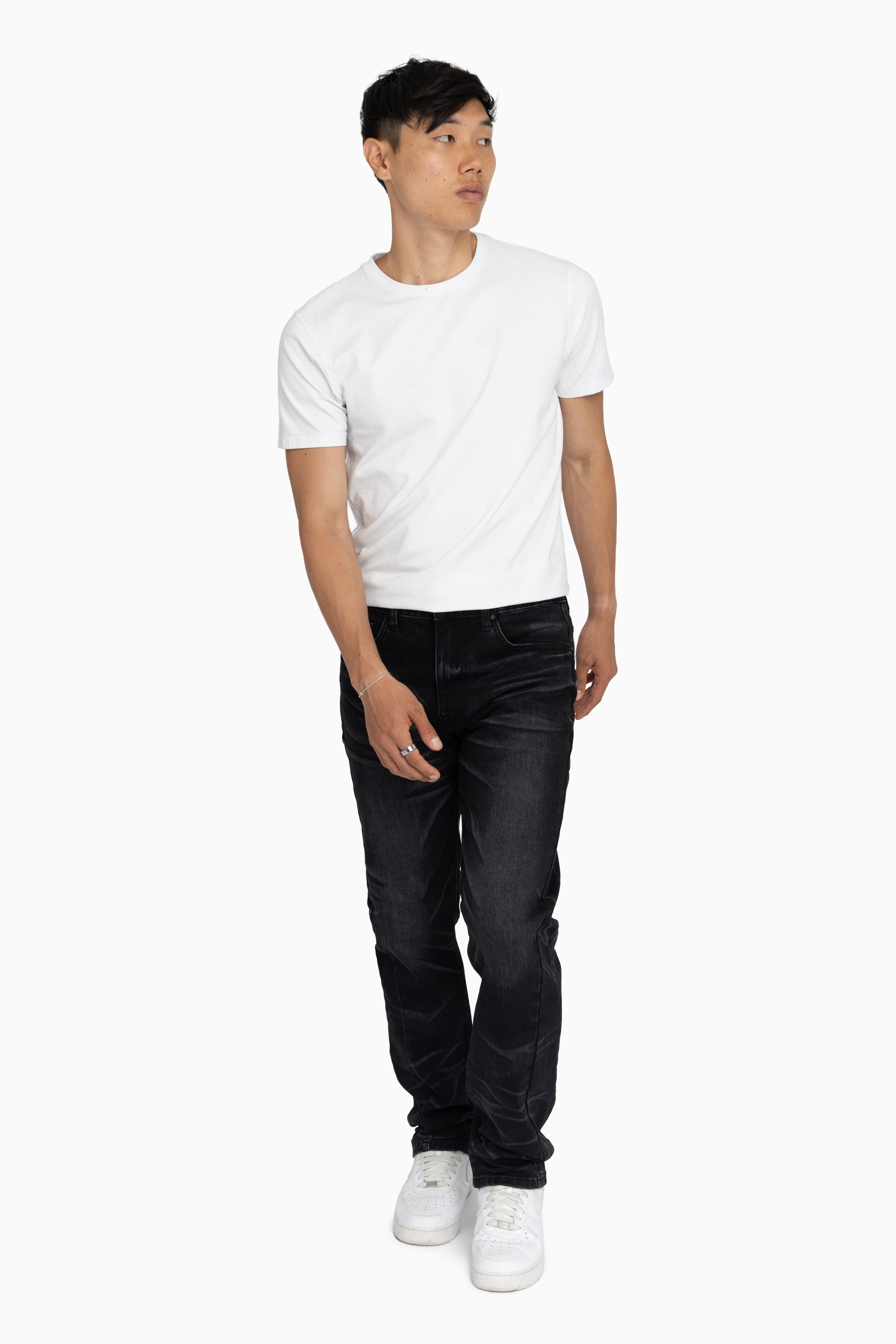 Essential Vintage Washed Jeans - Obsidian Black