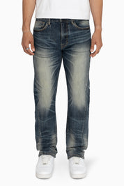 Essential Vintage Washed Jeans - Sitka Blue