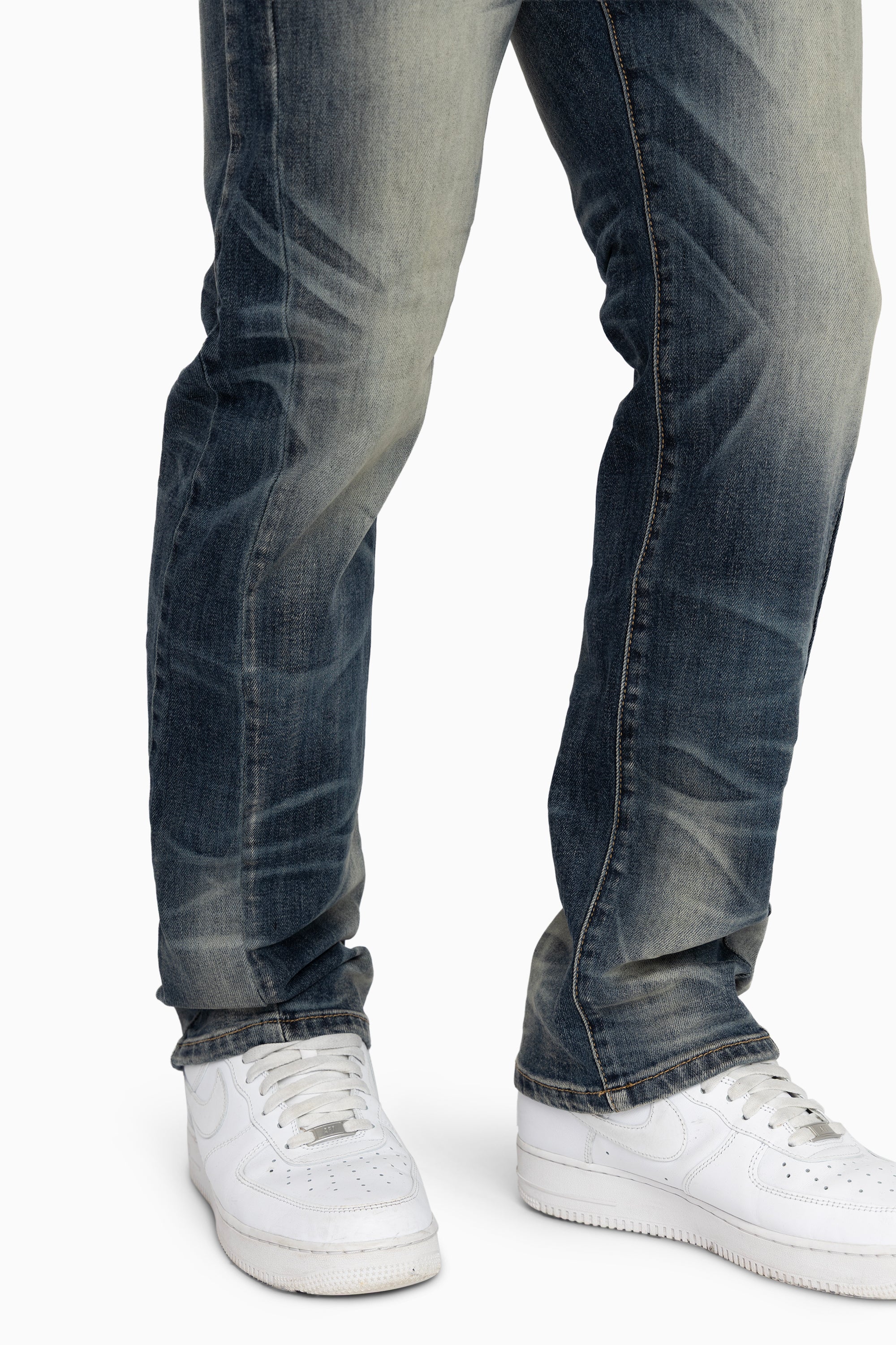 Essential Vintage Washed Jeans - Sitka Blue