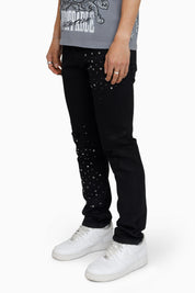 Rise To Reign Jeans - Glow Black