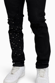 Rise To Reign Jeans - Glow Black