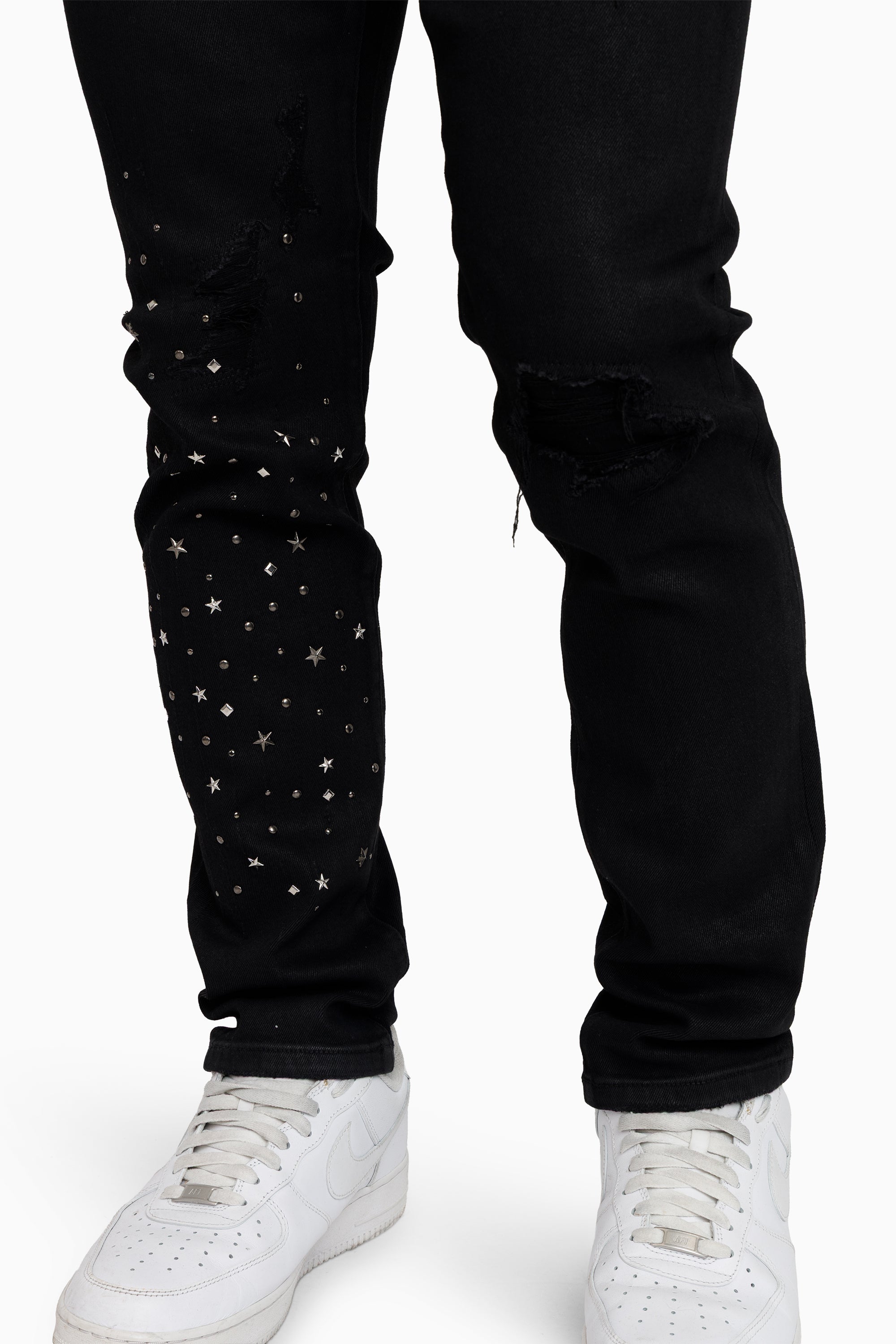 Rise To Reign Jeans - Glow Black