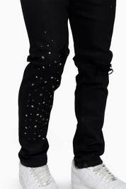 Rise To Reign Jeans - Glow Black