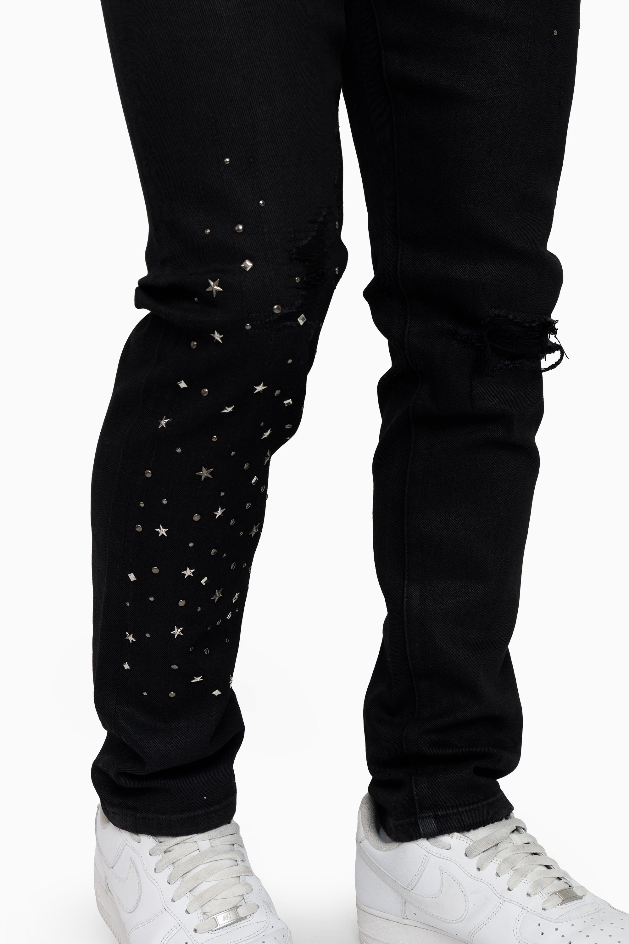 Rise To Reign Jeans - Glow Black