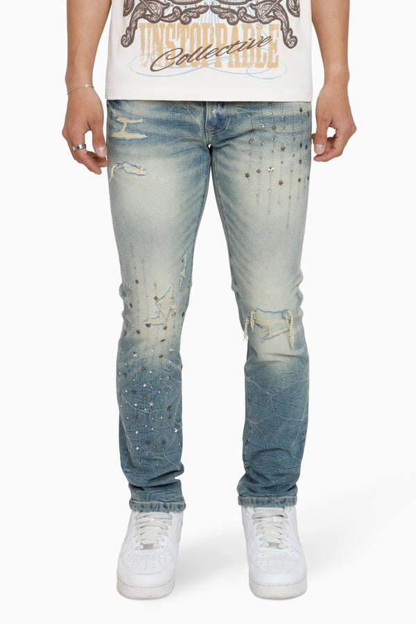 Rise To Reign Jeans - Owens Blue