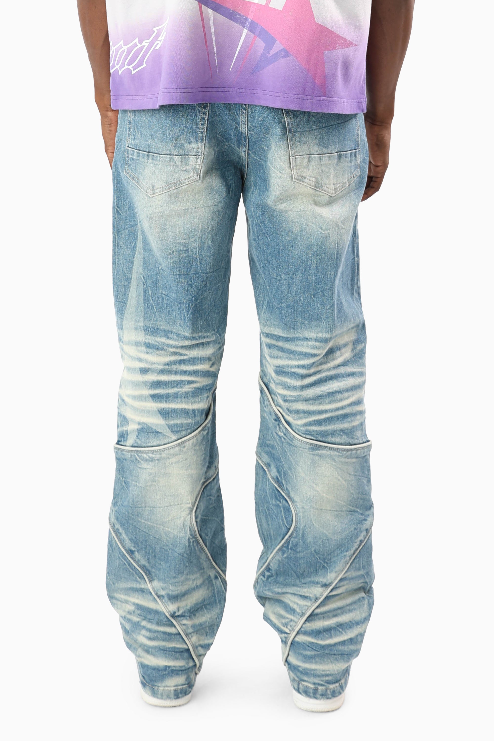 Movement Paneled Jeans - Cameron Blue