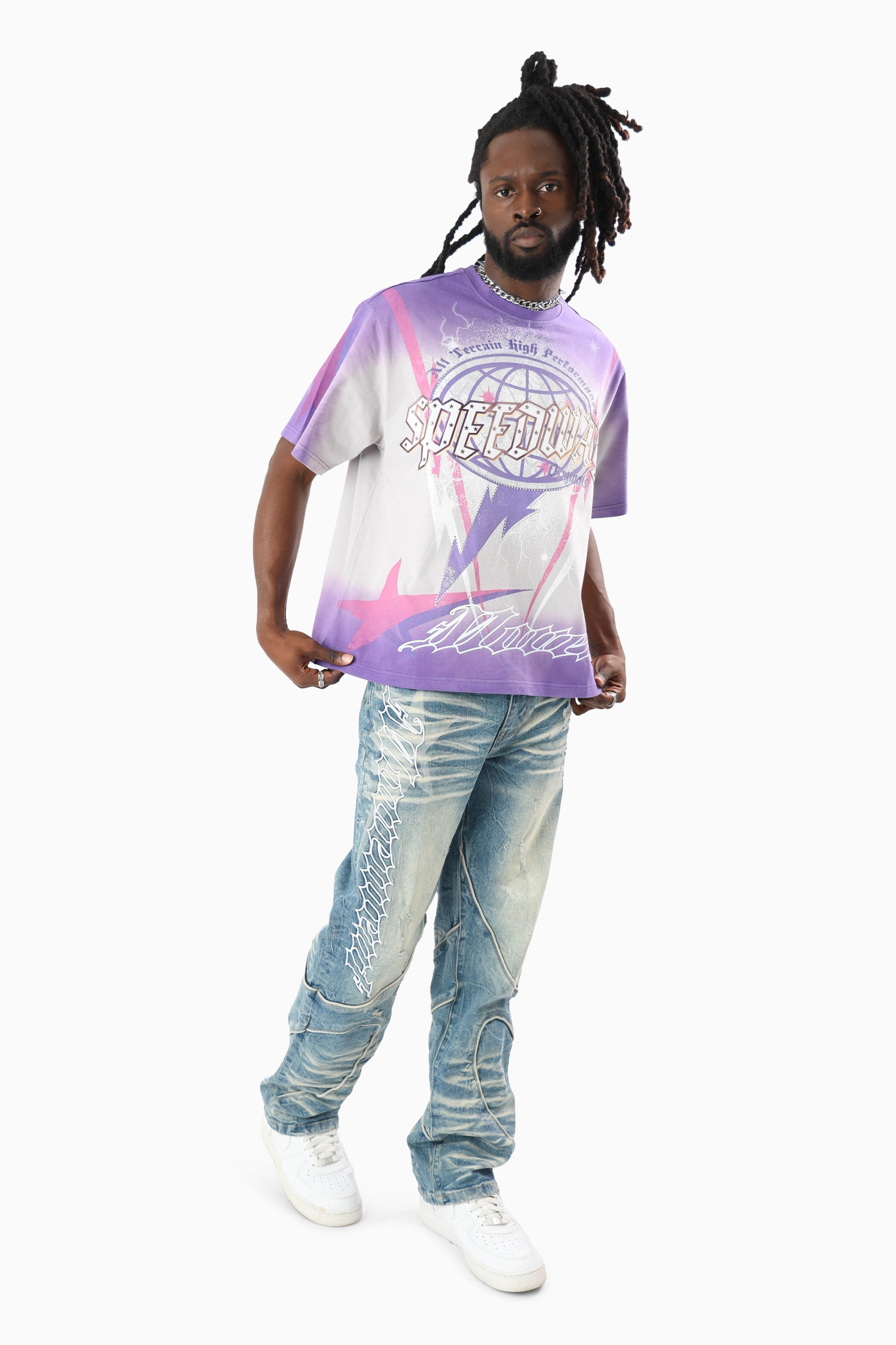Movement Paneled Jeans - Cameron Blue