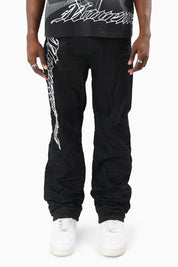 Movement Paneled Jeans - Jet Black