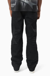 Movement Paneled Jeans - Jet Black